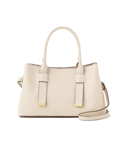 PROPORTION BODY DRESSING(プロポーションボディドレッシング)の「リボンハンドルバッグ / 1216281901(ショルダーバッグ・レディース・ブラウン/ブラック/オフホワイト・フリ-)」の5枚目の写真