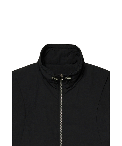 DEINET(ダイニット)の「DEINET CHECK CONTRAST BOMBER JACKET IN BLACK(ナイロンジャケット・レディース・その他・FREE)」の4枚目の写真
