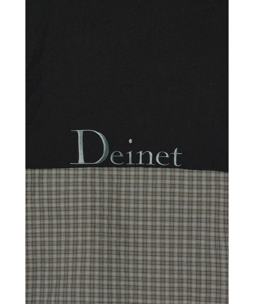 DEINET(ダイニット)の「DEINET CHECK CONTRAST BOMBER JACKET IN BLACK(ナイロンジャケット・レディース・その他・FREE)」の6枚目の写真