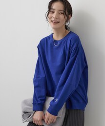 【洗える/6色展開】フォルムスリーブミニ裏毛 プルオーバー