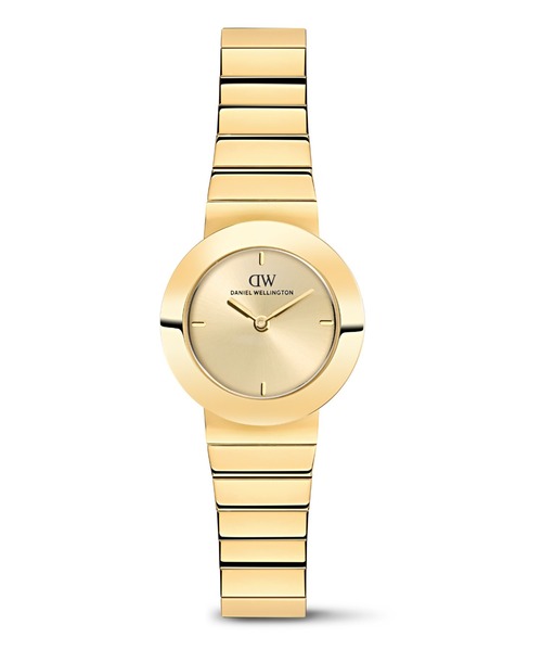 Daniel Wellington(ダニエルウェリントン)の「STELLA Piano-Link 24MM レディース腕時計(アナログ腕時計・レディース・ホワイト×ゴールド/イエローゴールド・24)」の1枚目の写真