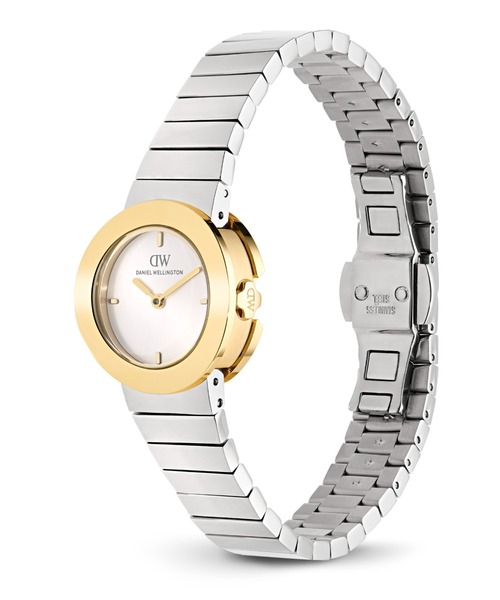 Daniel Wellington(ダニエルウェリントン)の「STELLA Piano-Link 24MM レディース腕時計(アナログ腕時計・レディース・ホワイト×ゴールド/イエローゴールド・24)」の3枚目の写真