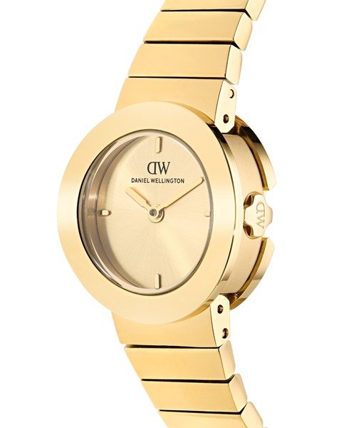 Daniel Wellington(ダニエルウェリントン)の「STELLA Piano-Link 24MM レディース腕時計(アナログ腕時計・レディース・ホワイト×ゴールド/イエローゴールド・24)」の6枚目の写真