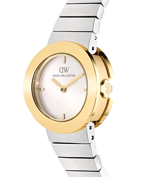 Daniel Wellington(ダニエルウェリントン)の「STELLA Piano-Link 24MM レディース腕時計(アナログ腕時計・レディース・ホワイト×ゴールド/イエローゴールド・24)」の4枚目の写真