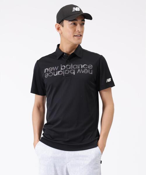 New Balance Golf（ニューバランスゴルフ）の「接触冷感 半袖カラーシャツ (MENS)（ポロシャツ・メンズ・ホワイト/ブラック/イエロー系その他・MEDIUM/LARGE/X-LARGE）」の2枚目の写真