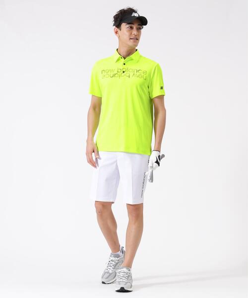 New Balance Golf（ニューバランスゴルフ）の「接触冷感 半袖カラーシャツ (MENS)（ポロシャツ・メンズ・ホワイト/ブラック/イエロー系その他・MEDIUM/LARGE/X-LARGE）」の5枚目の写真