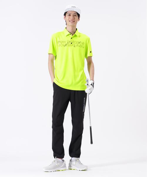 New Balance Golf（ニューバランスゴルフ）の「接触冷感 半袖カラーシャツ (MENS)（ポロシャツ・メンズ・ホワイト/ブラック/イエロー系その他・MEDIUM/LARGE/X-LARGE）」の6枚目の写真