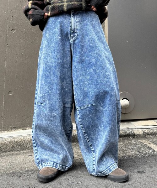 CIAOPANIC TYPY（チャオパニックティピー）の「【UNISEX】柔らかヴィンテージTYPYDENIM（デニムパンツ・メンズ・ブラック/インディゴブルー/ブラウン・ONE SIZE）」の3枚目の写真