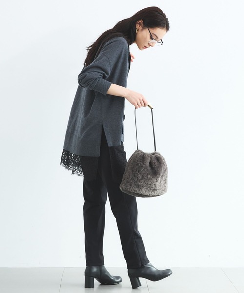 BARNYARDSTORM（バンヤードストーム）の「【「i.style closet」ご紹介アイテム】 BARNYARDSTORM / ハイテンション裾ZIPパンツ＜セットアップ対応＞【WEB限定サイズL】（その他パンツ・レディース・ブラック・M/S/L）」の8枚目の写真