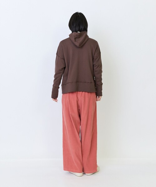 LOISIR(ロワズィール)の「度詰め裏毛ジップフーディ(Tシャツ/カットソー・レディース・ブラウン/ブラック/ベージュ・FREE)」の7枚目の写真