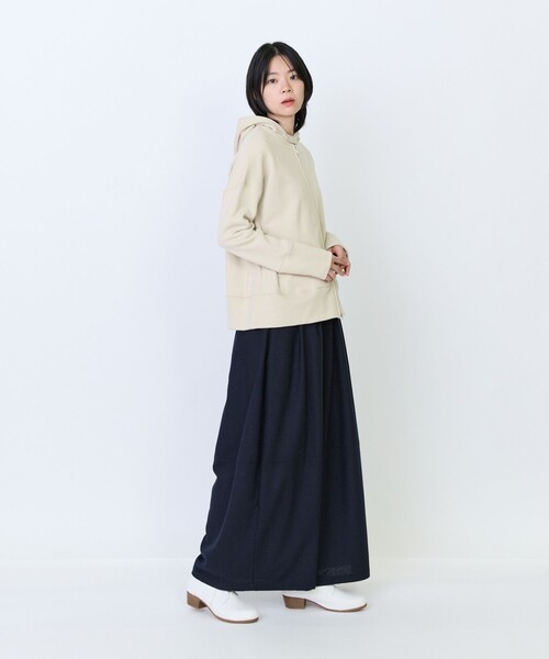 LOISIR(ロワズィール)の「度詰め裏毛ジップフーディ(Tシャツ/カットソー・レディース・ブラウン/ブラック/ベージュ・FREE)」の12枚目の写真