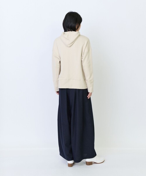 LOISIR(ロワズィール)の「度詰め裏毛ジップフーディ(Tシャツ/カットソー・レディース・ブラウン/ブラック/ベージュ・FREE)」の13枚目の写真