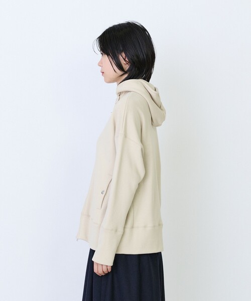 LOISIR(ロワズィール)の「度詰め裏毛ジップフーディ(Tシャツ/カットソー・レディース・ブラウン/ブラック/ベージュ・FREE)」の15枚目の写真