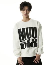 MUU STUDIO（ムースタジオ）の「【MUU STUDIO】MUU STUDIO Big Logo Sweat  /  ムースタジオビックロゴスウェット（スウェット）」