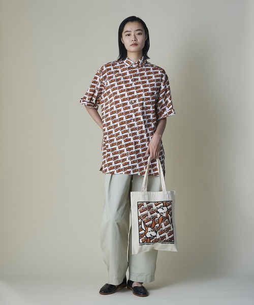 mintdesigns(ミントデザインズ)の「Mint City Tote Bag(トートバッグ・レディース・ブラック/オフホワイト・FREE)」の3枚目の写真