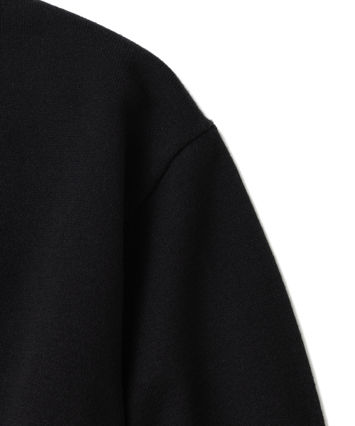 KNITTED(ニッティド)の「ベーシックエッセンシャルクロップラウンドニットBLACK(ニット/セーター・メンズ・その他・M/L/XL)」の3枚目の写真