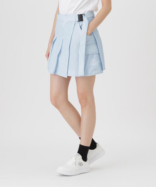 PEARLY GATES(パーリーゲイツ)の「Pe蜂巣メッシュスカート (WOMENS)(スカート・レディース・ネイビー/ブルー・SMALL/MEDIUM/LARGE)」の2枚目の写真