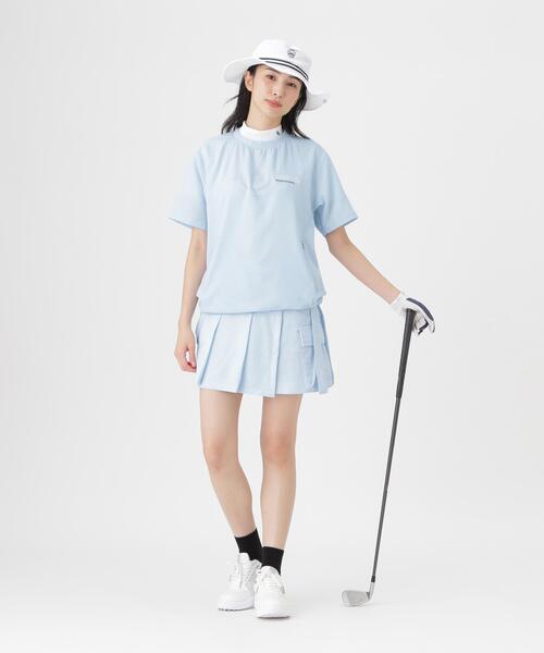 PEARLY GATES(パーリーゲイツ)の「Pe蜂巣メッシュスカート (WOMENS)(スカート・レディース・ネイビー/ブルー・SMALL/MEDIUM/LARGE)」の3枚目の写真