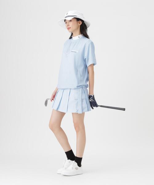 PEARLY GATES(パーリーゲイツ)の「Pe蜂巣メッシュスカート (WOMENS)(スカート・レディース・ネイビー/ブルー・SMALL/MEDIUM/LARGE)」の4枚目の写真