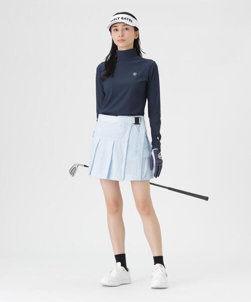 PEARLY GATES(パーリーゲイツ)の「Pe蜂巣メッシュスカート (WOMENS)(スカート・レディース・ネイビー/ブルー・SMALL/MEDIUM/LARGE)」の5枚目の写真