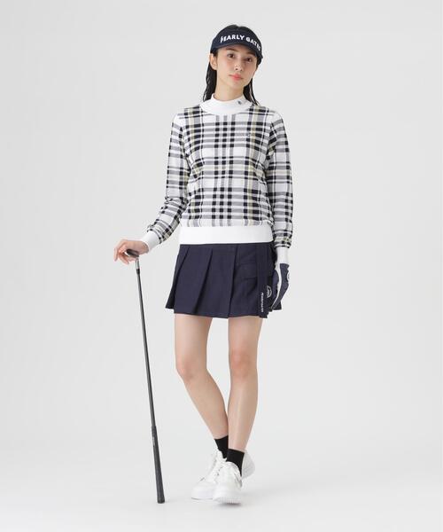 PEARLY GATES(パーリーゲイツ)の「Pe蜂巣メッシュスカート (WOMENS)(スカート・レディース・ネイビー/ブルー・SMALL/MEDIUM/LARGE)」の13枚目の写真