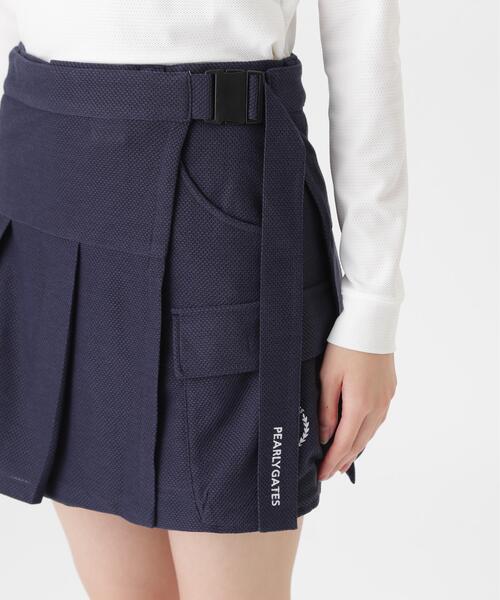 PEARLY GATES(パーリーゲイツ)の「Pe蜂巣メッシュスカート (WOMENS)(スカート・レディース・ネイビー/ブルー・SMALL/MEDIUM/LARGE)」の16枚目の写真