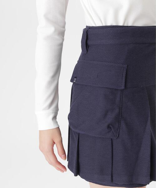 PEARLY GATES(パーリーゲイツ)の「Pe蜂巣メッシュスカート (WOMENS)(スカート・レディース・ネイビー/ブルー・SMALL/MEDIUM/LARGE)」の17枚目の写真