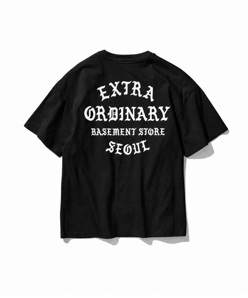 EXTRAORDINARY(エクストラオーディナリー)の「EX SEOUL STORE Tシャツ ブラック(Tシャツ/カットソー・メンズ・その他・LARGE/X-LARGE/XX-LARGE/SMALL/MEDIUM)」の2枚目の写真