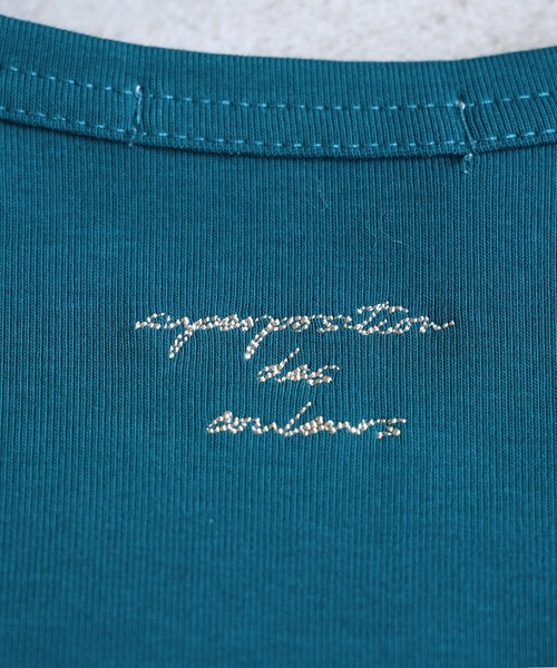 reca(レカ)の「ロングスリーブバック刺繍ロゴTシャツ(Tシャツ/カットソー・レディース・ダークブラウン/オフホワイト/オレンジ/ブルー・FREE)」の15枚目の写真