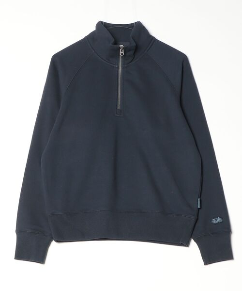 FRUIT OF THE LOOM(フルーツオブザルーム)の「【FRUIT OF THE LOOM/フルーツオブザルーム】Heritage half zip sweat / ヘリテージハーフジップスエット(スウェット・メンズ・ネイビー/ブラウン/グレー/アイボリー・S/XL)」の1枚目の写真