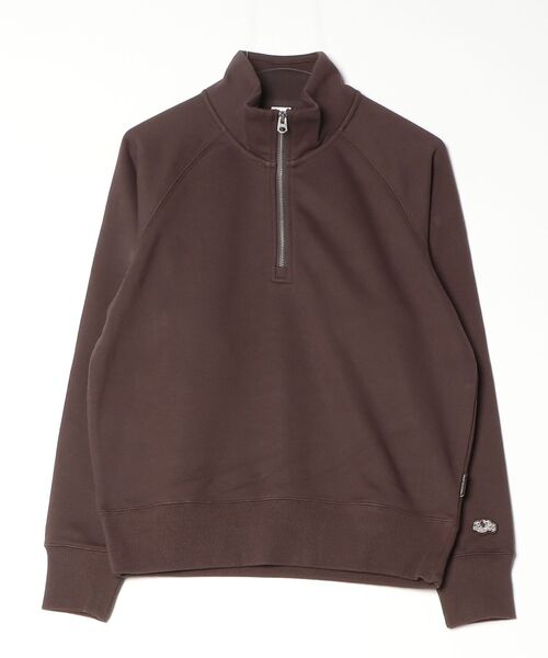 FRUIT OF THE LOOM(フルーツオブザルーム)の「【FRUIT OF THE LOOM/フルーツオブザルーム】Heritage half zip sweat / ヘリテージハーフジップスエット(スウェット・メンズ・ネイビー/ブラウン/グレー/アイボリー・S/XL)」の4枚目の写真