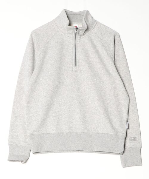 FRUIT OF THE LOOM(フルーツオブザルーム)の「【FRUIT OF THE LOOM/フルーツオブザルーム】Heritage half zip sweat / ヘリテージハーフジップスエット(スウェット・メンズ・ネイビー/ブラウン/グレー/アイボリー・S/XL)」の3枚目の写真