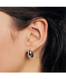 medium waterdrop huggie earrings