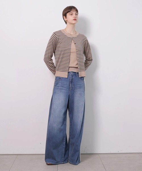CADUNE（カデュネ）の「ウールアンサンブル（ニット/セーター・レディース・レッド/ブラウン/ベージュ・38）」の22枚目の写真