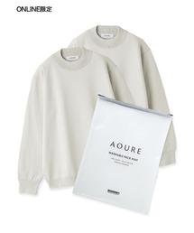 AOURE（アウール）の「【A PACK】WASHABLE PACK KNIT モックネック (2枚組)（ニット/セーター）」