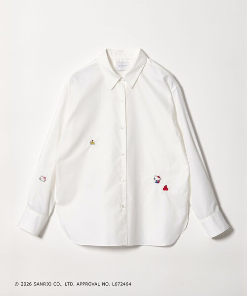 UNITED ARROWS(ユナイテッドアローズ)の「<HELLO KITTY × UNITED ARROWS>エンブロイダリー シャツ(シャツ/ブラウス・レディース・その他1/オフホワイト・FREE)」の1枚目の写真