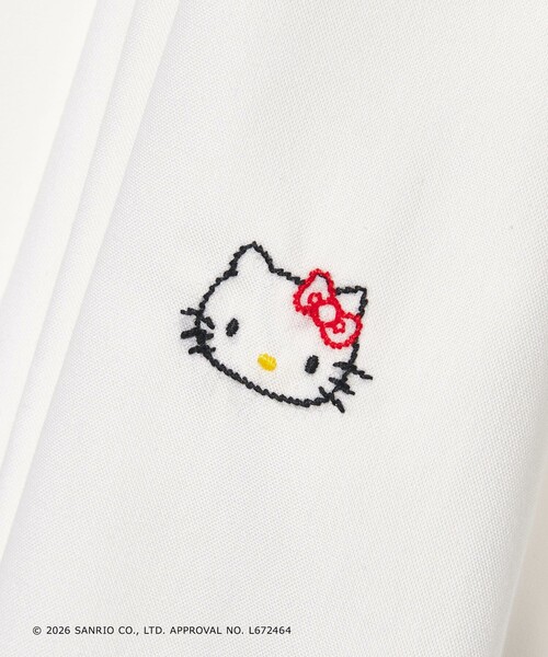 UNITED ARROWS(ユナイテッドアローズ)の「<HELLO KITTY × UNITED ARROWS>エンブロイダリー シャツ(シャツ/ブラウス・レディース・その他1/オフホワイト・FREE)」の10枚目の写真
