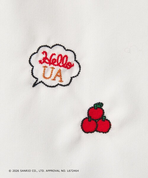 UNITED ARROWS(ユナイテッドアローズ)の「<HELLO KITTY × UNITED ARROWS>エンブロイダリー シャツ(シャツ/ブラウス・レディース・その他1/オフホワイト・FREE)」の11枚目の写真