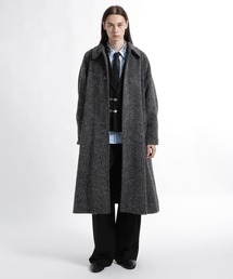 HARE（ハレ）の「メランジ2WAYステンコート(HARE)（ステンカラーコート）」