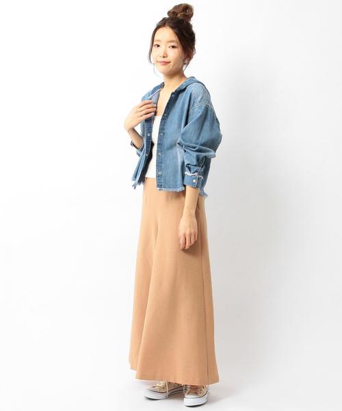 Another Edition（アナザーエディション）の「サーキュラーパンツ/ AEBC サーキュラー PT◆（その他パンツ・レディース・ベージュ/ライトブルー・MEDIUM/SMALL）」の17枚目の写真