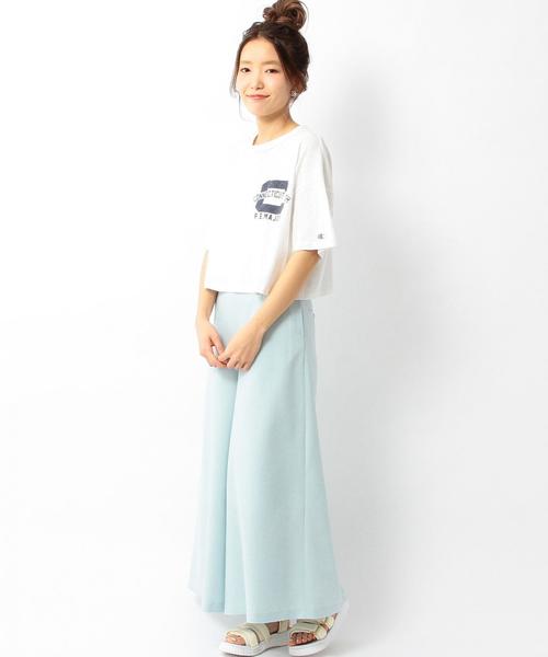 Another Edition（アナザーエディション）の「サーキュラーパンツ/ AEBC サーキュラー PT◆（その他パンツ・レディース・ベージュ/ライトブルー・MEDIUM/SMALL）」の10枚目の写真