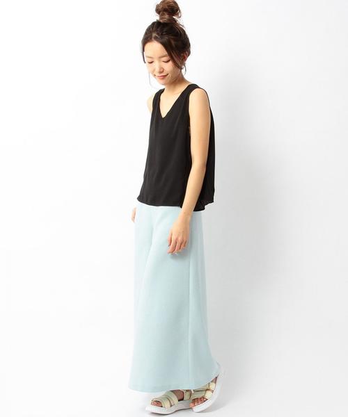 Another Edition（アナザーエディション）の「サーキュラーパンツ/ AEBC サーキュラー PT◆（その他パンツ・レディース・ベージュ/ライトブルー・MEDIUM/SMALL）」の11枚目の写真