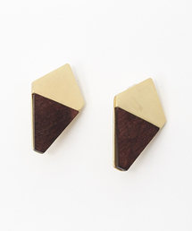 MOUSSY | WOOD EARRING(ピアス（両耳用）)