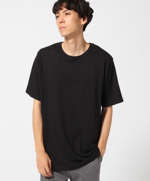 HARE(ハレ)の「バックデザインカットソー(HARE)(Tシャツ/カットソー・メンズ・オレンジ/ブラック/オフホワイト・MEDIUM/SMALL)」の2枚目の写真