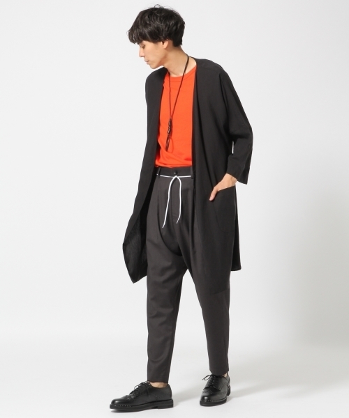 HARE(ハレ)の「バックデザインカットソー(HARE)(Tシャツ/カットソー・メンズ・オレンジ/ブラック/オフホワイト・MEDIUM/SMALL)」の6枚目の写真