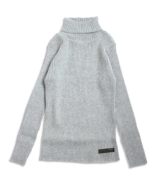 BREEZE（ブリーズ）の「リブタートル（ニット/セーター・キッズ・キナリ/ピンク/ブルー/グレー/ブラック・130/110/90/95/80/140/100/120）」の20枚目の写真