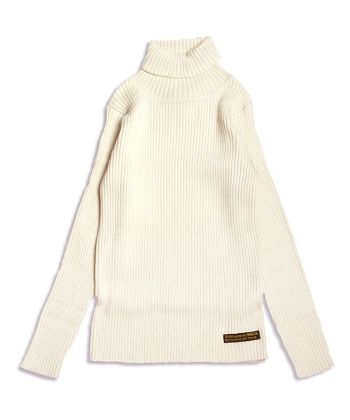 BREEZE（ブリーズ）の「リブタートル（ニット/セーター・キッズ・キナリ/ピンク/ブルー/グレー/ブラック・130/110/90/95/80/140/100/120）」の19枚目の写真