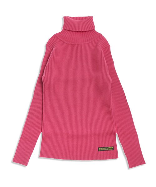 BREEZE（ブリーズ）の「リブタートル（ニット/セーター・キッズ・キナリ/ピンク/ブルー/グレー/ブラック・130/110/90/95/80/140/100/120）」の18枚目の写真