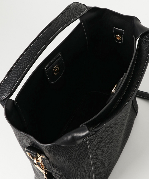 PLAIN CLOTHING（プレーンクロージング）の「サブバッグ付きミドルトートバッグ/ショルダーバッグ【PLAIN CLOTHING】（トートバッグ・レディース・ブラック/ベージュ/ネイビー/グレー・FREE）」の20枚目の写真