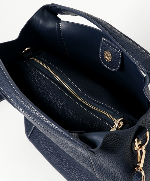 PLAIN CLOTHING（プレーンクロージング）の「サブバッグ付きミドルトートバッグ/ショルダーバッグ【PLAIN CLOTHING】（トートバッグ・レディース・ブラック/ベージュ/ネイビー/グレー・FREE）」の10枚目の写真